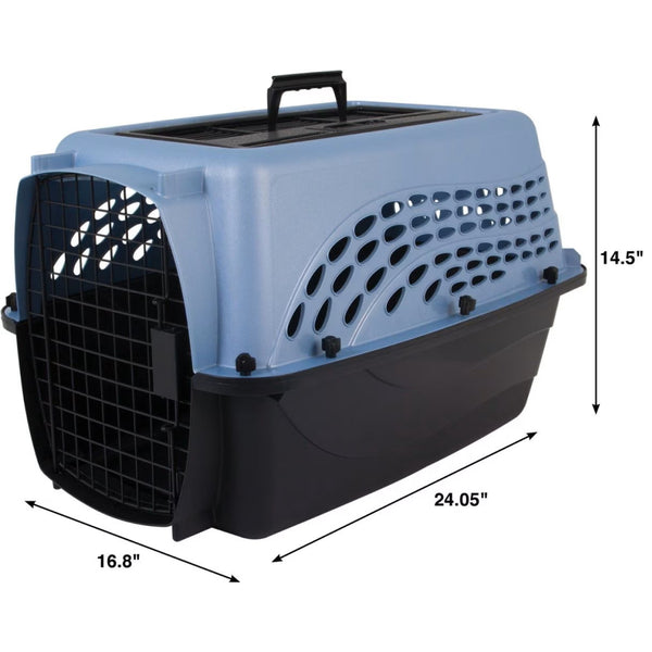 Petmate 2 Door Top Load Pet Kennel For Dogs & Cats