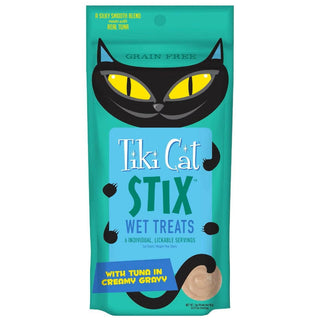 Tiki Cat Stix Tuna Mousse Grain-Free Treats For Cats (0.5 oz x 6 tubes)