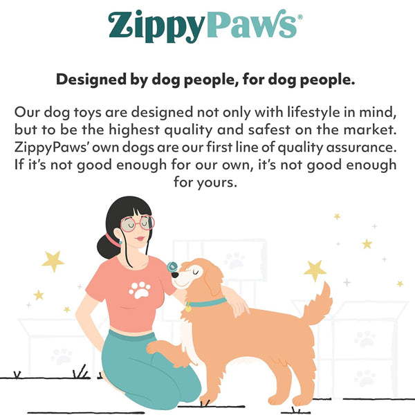 Zippy Paws Burrow Chipmunks 'n Log - Interactive Log Toy For Dog