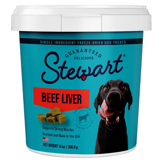 Stewart Beef Liver Freeze-Dried Treats For Dogs (14 oz)