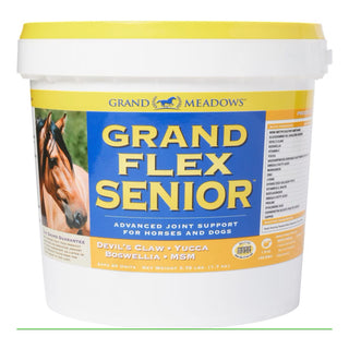 Grand Meadows Grand Flex Senior Aggressive Joint Supplement For Horse & Dogs (3.75 LB)
