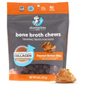 Shameless Pets Bone Broth Chews Peanut Butter Bliss Training Treats For Dogs (8 oz)