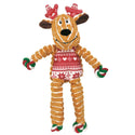 KONG Holiday Floppy Knots Reindeer Toy For Dogs