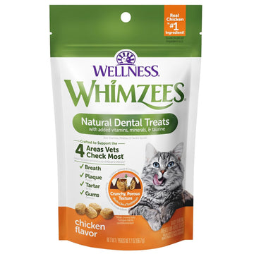 Whimzees by Wellness Natural Chicken Dental Cat Treats