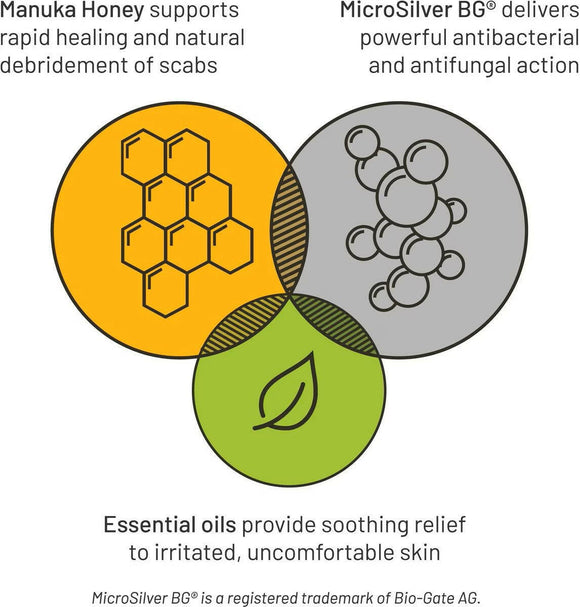 Absorbine Silver Honey Rapid Skin Relief Vet Strength Scratches Spray For Horses (6 oz)