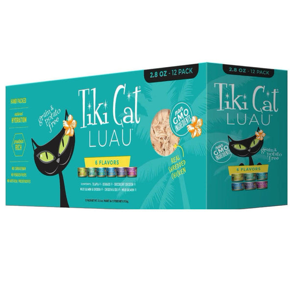 Tiki Cat Queen Emma Grain-Free Canned Food For Cats- Variety Pack (2.8 oz x 12 cans)