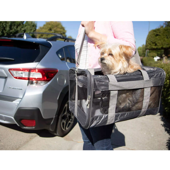 Sherpa's Pet Trading Company Original Deluxe Black Pet Carrier