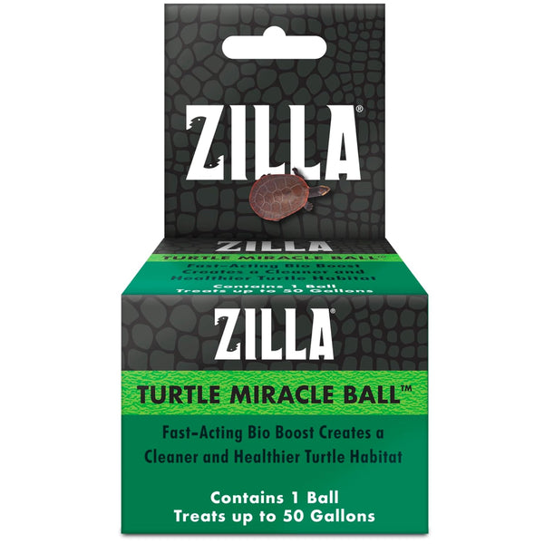 Zilla Miracle Ball Cleaner and Healthier Turtle Habitats and Aquariums For Turtles (4 ct)