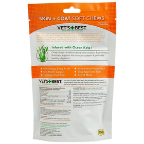 Vet's Best Skin & Coat Chews Supplement for Dogs (30 soft chews) - 0