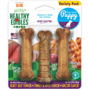 Nylabone Healthy Edibles Roast Beef Turkey & Bacon Puppy Dog Treats -Variety Pack