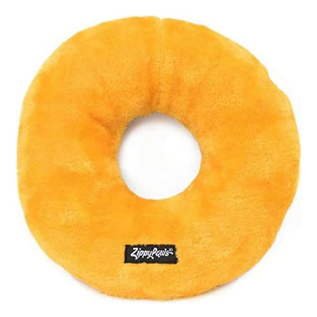 Zippy Paws Jumbo Donutz Interactive Squeaky Rainbow Dog Toy (Extra Large)