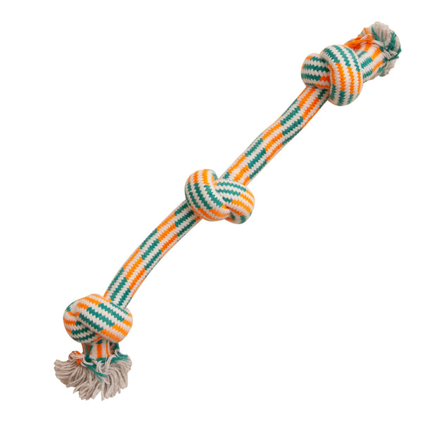 Snugarooz Knotty N Nice Fetch Dog Toy- Assorted (16")