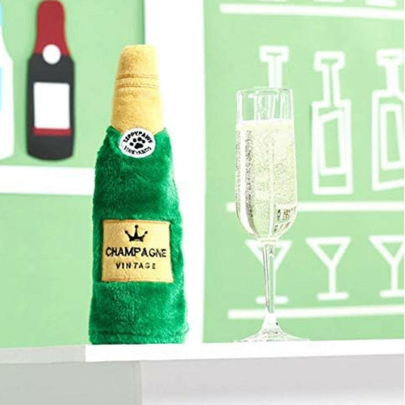 Zippy Paws Happy Hour Squeaky Crusherz Champagne Toy For Dog