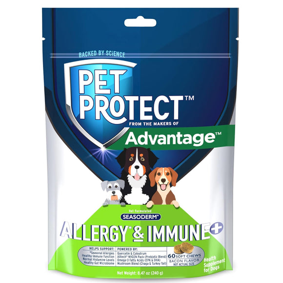 Pet Protect Allergy & Immune + Soft Chews for Dogs (60 ct)