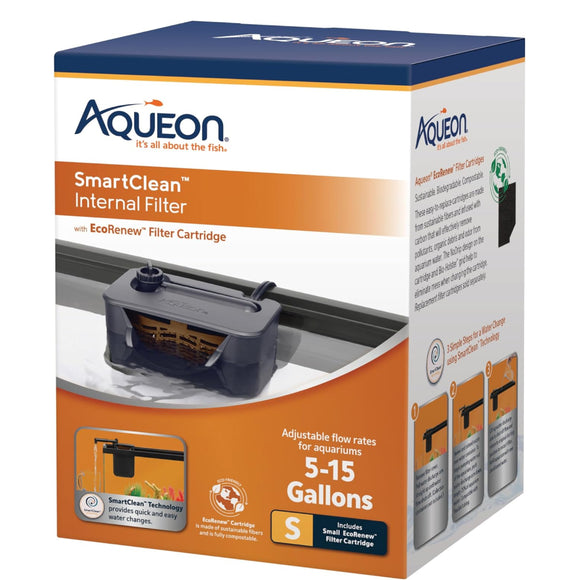 Aqueon QuietFlow Internal Filter with SmartClean Technology