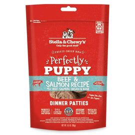 Stella & Chewy's Perfectly Beef & Salmon Dinner Patties Freeze-Dried Raw Food For Puppies (5.5 oz)