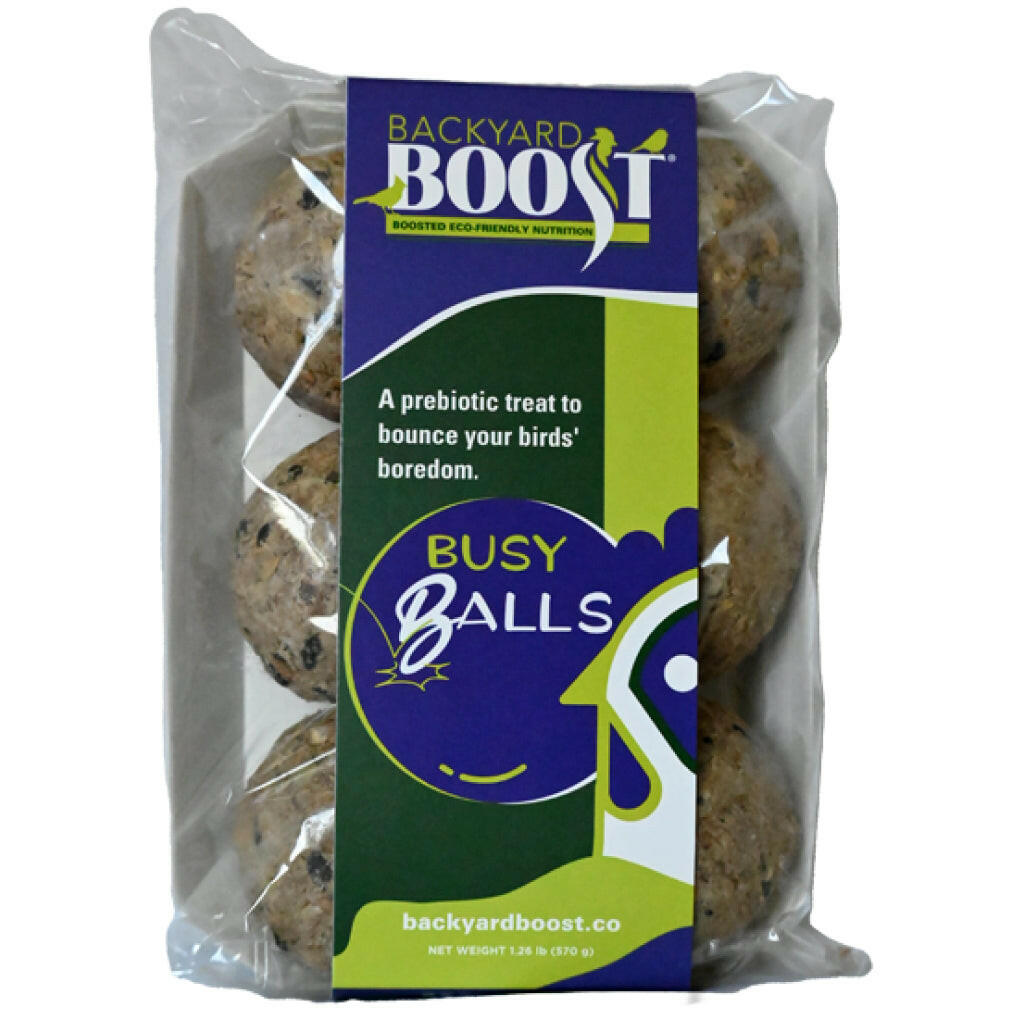 Backyard Boot Busy Balls For Digestion and Gut Health for Chickens (6 balls)