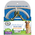 Four Paws Walk-About Heavy Weight Overhead Trolley & Tie-Out Cable for Dogs under 100 lbs