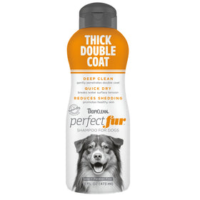 TropiClean PerfectFur Thick Double Coat Shampoo for Dogs (16 oz)
