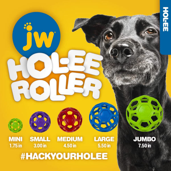 JW Pet Hol-ee Roller Toy For Dogs -Assorted Colors