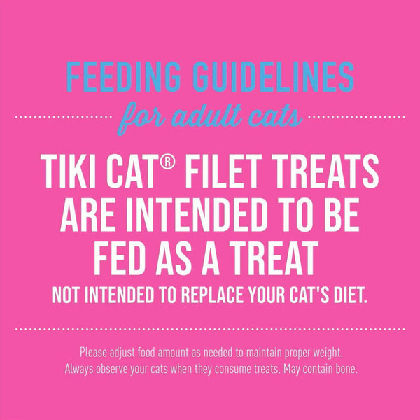 Tiki Cat Tuna Filet Grain-Free Treats For Cats (1 oz x 12 pouches)