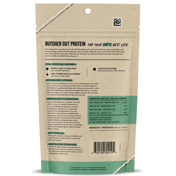 Vital Essentials Freeze-Dried Raw Minnows Treats For Cats