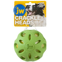 JW Pet Crackle Heads Ball Toy For Dogs- Assorted Colors