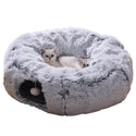 PetPals Khione Interactive Tunnel Toy For Cats - Grey