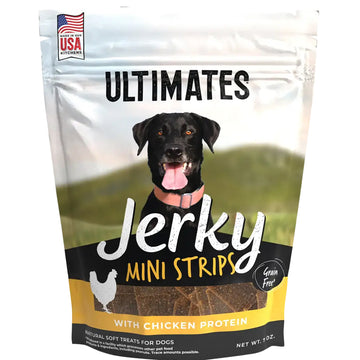 Ultimates Chicken Protein Jerky Mini Strips Dog Treats (7 oz)