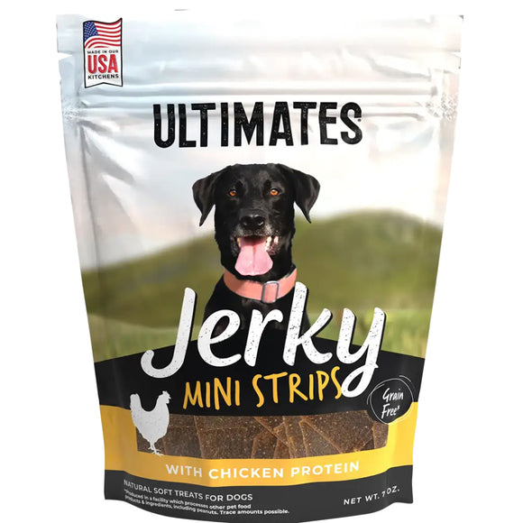 Ultimates Chicken Protein Jerky Mini Strips Dog Treats (7 oz)