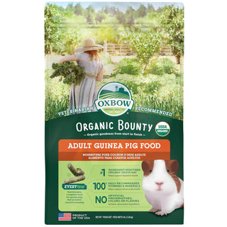 Oxbow Organic Bounty Adult Guinea Pig Food For Small Animals (3 lb)