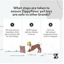 Zippy Paws Happy Hour Crusherz Bottle Themed Crunchy Water Bottle (Whiskey)