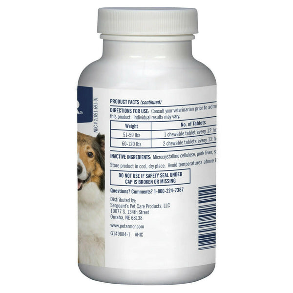 PetArmor Aspirin Pain Reliever Tab For Large & XL Dogs (120 Count)