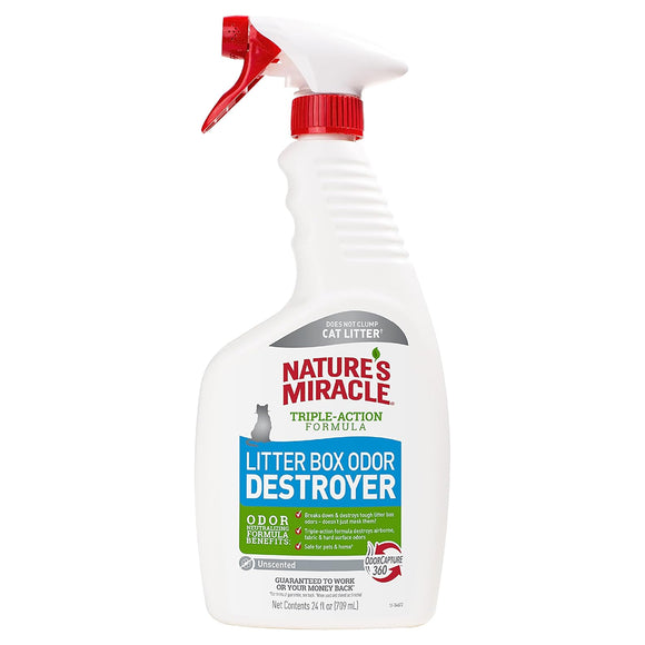 Nature's Miracle Litter Box Odor Destroyer Spray (24 oz)