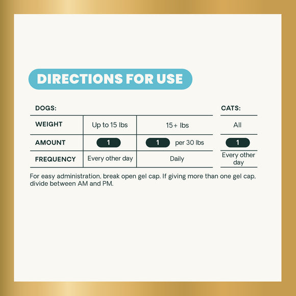 Omega Healthy Skin Capsule for Cats and Dogs