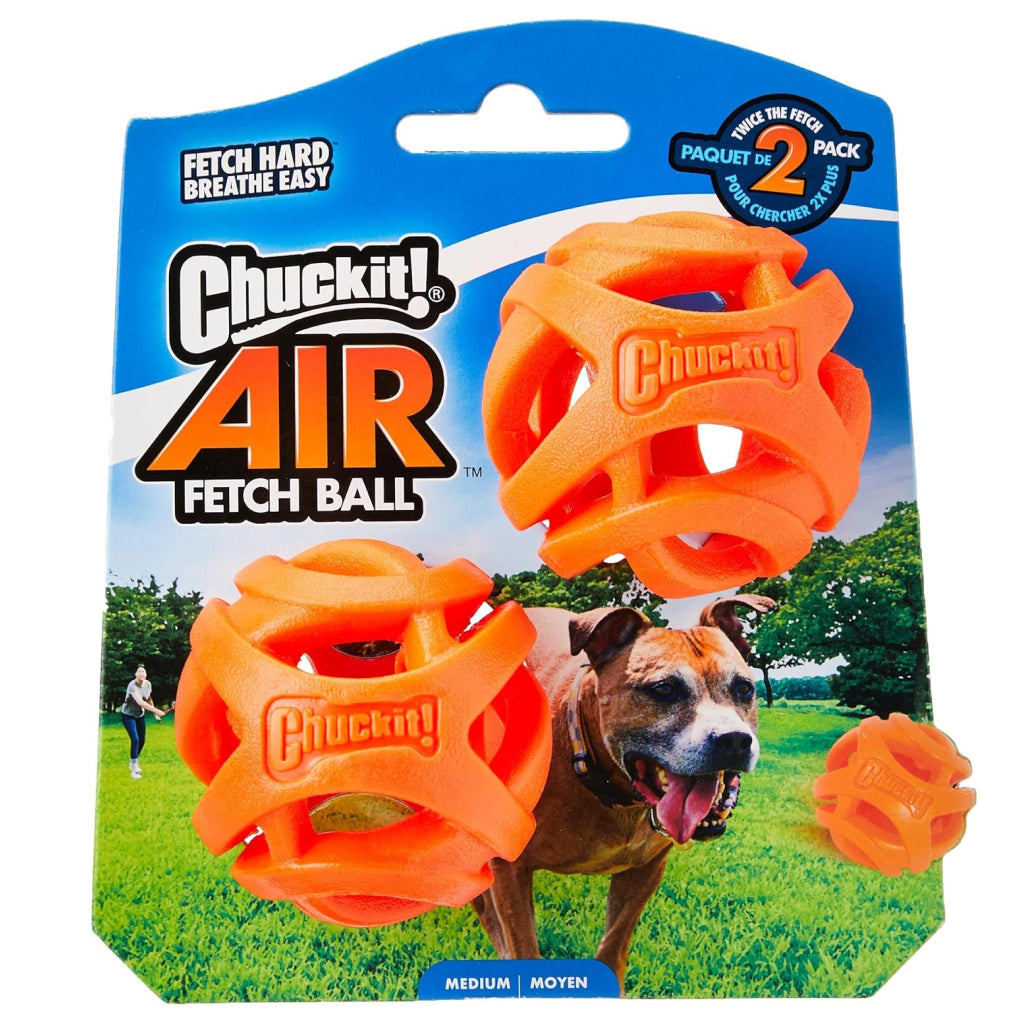 Chuckit! Air Fetch Ball Toy For Dogs - Medium (2 pack)