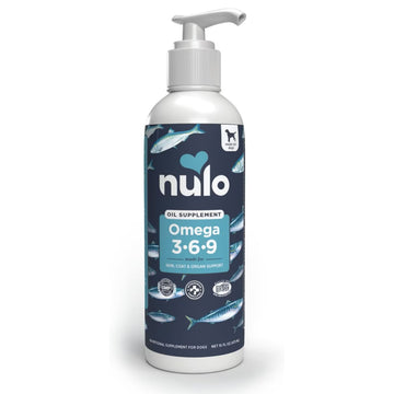 Nulo Omega 3-6-9 Fish Oil Blend Supplement For Dogs & Puppies (16 oz)