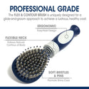 Four Paws Magic Coat Professional Series Flex & Contour Pin and Bristle Brush for Dogs