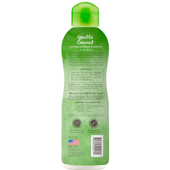 TropiClean Gentle Coconut Hypoallergenic Puppy & Kitten Shampoo