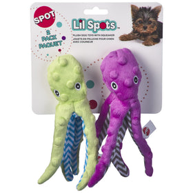Spot Lil Spots Octopus Toy for Dogs 8" (Assorted Colors)