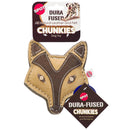 Spot Dura-Fused Chunkies Leather Fox Chew Toy For Dogs