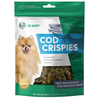 Dr Marty Cod Crispies Freeze Dried Raw Dog Treats (4 oz)