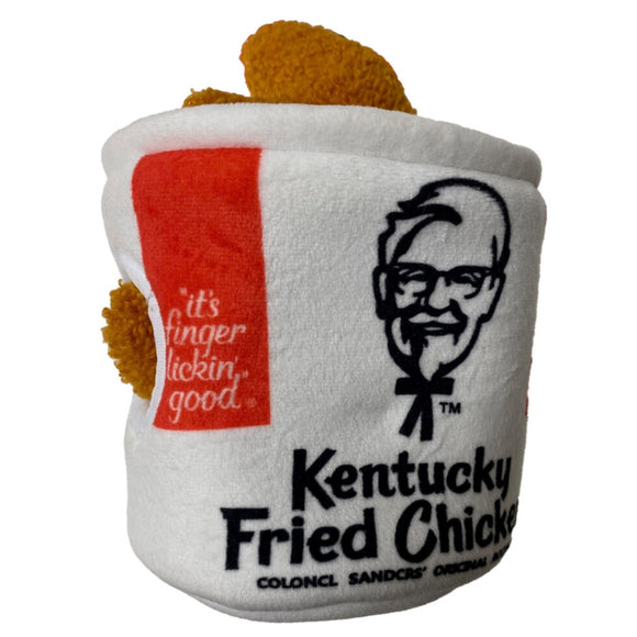 Spot KFC Puzzle Bucket Plush Dog Toy 6"