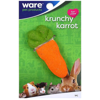 Ware Fun Chew Krunchy Karrot Chew Toy For Small Pets