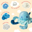 Snugarooz Jelly (Jelly Fish) Dog Plush Toy -Blue