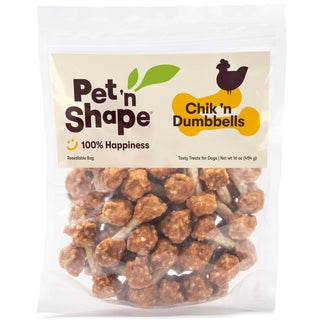 Pet 'n Shape Grain-Free Chik 'n Dumbbells Treats For Dogs (16 oz)