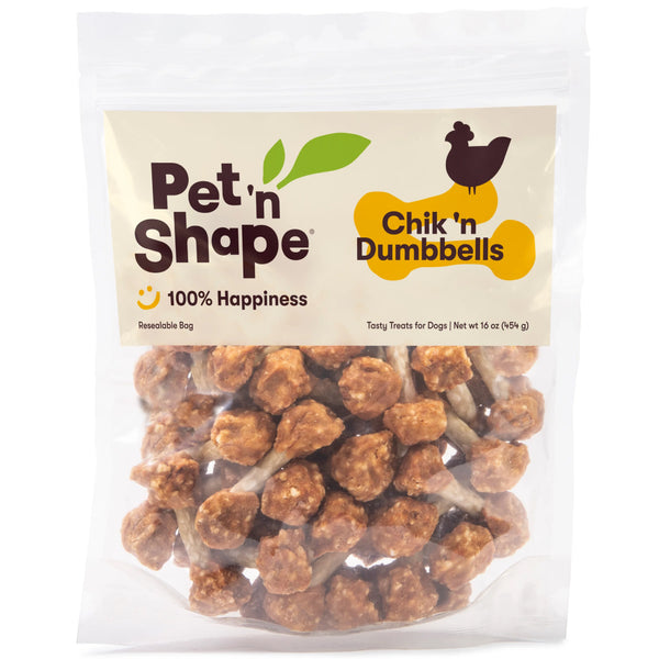 Pet 'n Shape Grain-Free Chik 'n Dumbbells Treats For Dogs (16 oz)