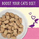 Stella & Chewy's Stella's Solutions Skin & Coat Support Duck & Salmon Freeze-Dried Meal Topper for Cats (7.5 oz)