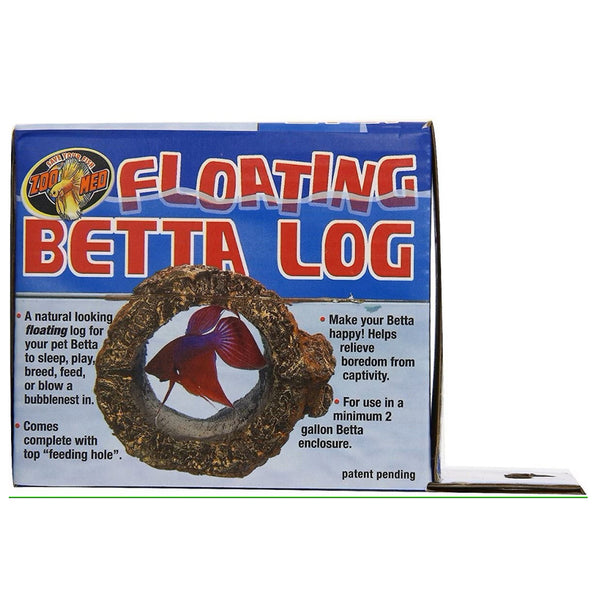Zoo Med Floating Betta Log - Natural Habitat for Betta Fish