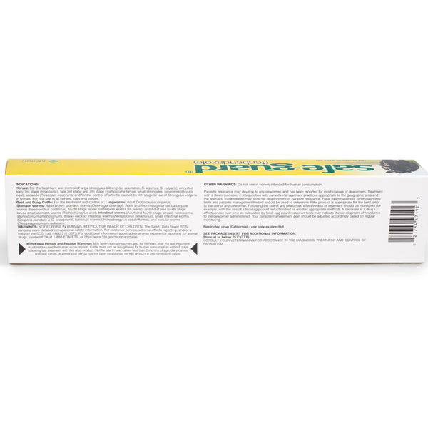 Safe-Guard (fenbendazole 10%) Paste (92 g)